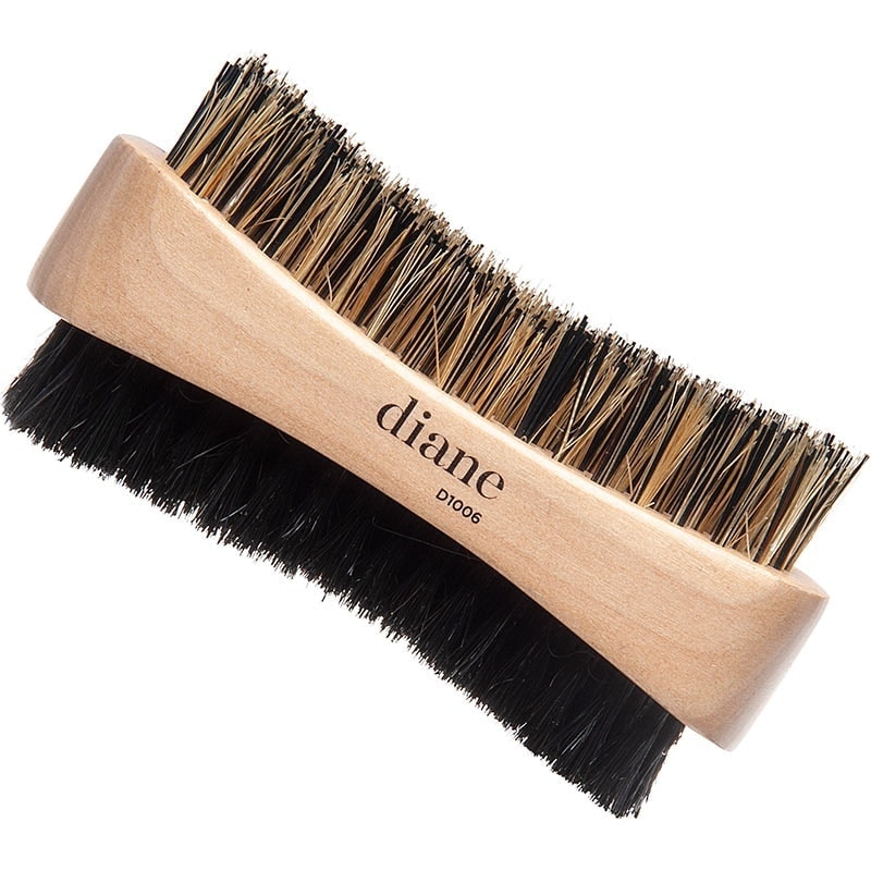 Diane Curved 2-Sided Hard Reinforced & 100% Soft Boar Military Wave Brush